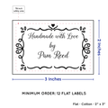 PPLR_HIDDEN_PRODUCT Swirl Accent Border (2"x3" Cotton - 12 labels/set)