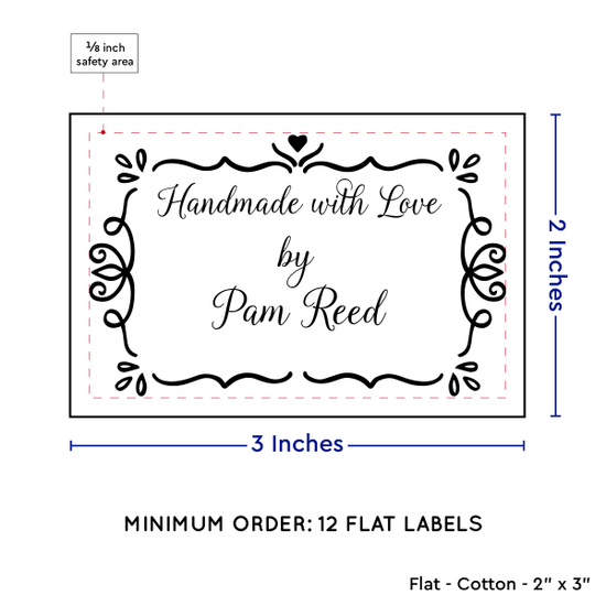 PPLR_HIDDEN_PRODUCT Swirl Accent Border (2"x3" Cotton - 12 labels/set)