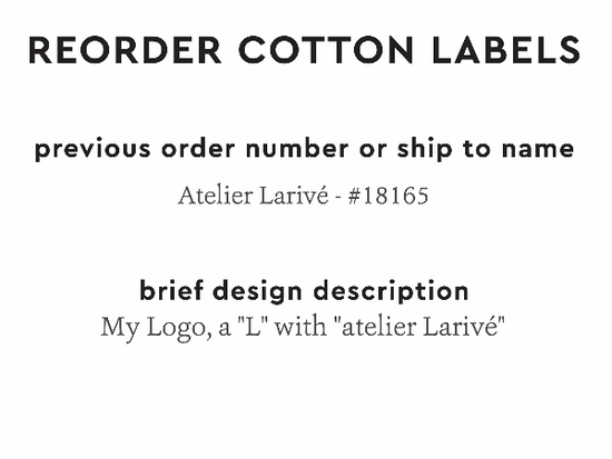 PPLR_HIDDEN_PRODUCT Reorder Previous Label Design - COTTON