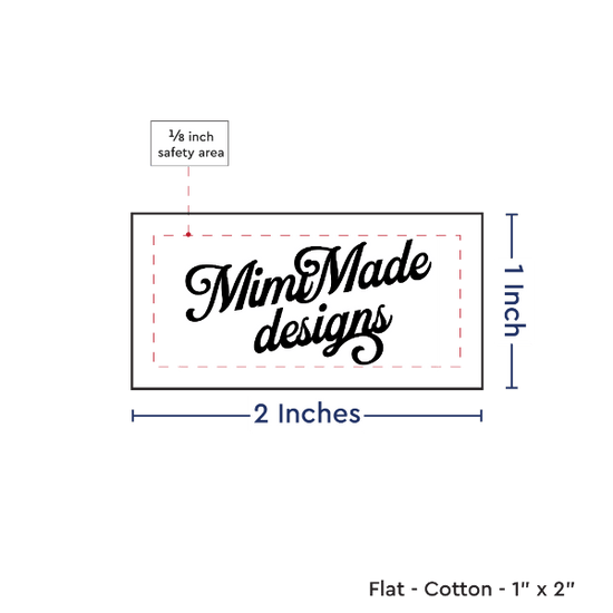 PPLR_HIDDEN_PRODUCT Print your Logo or Image on FLAT Cotton Tags