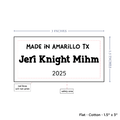 PPLR_HIDDEN_PRODUCT Text Only Medium Large Label (1.5"x3"-Cotton)