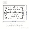 PPLR_HIDDEN_PRODUCT Swirl Accent Border (2"x3" Cotton - 12 labels/set)