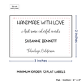 PPLR_HIDDEN_PRODUCT Large Text Only Label (2"x3"-Cotton)
