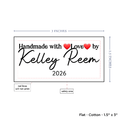 PPLR_HIDDEN_PRODUCT Text Only Medium Large Label (1.5"x3"-Cotton)