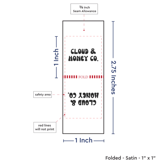 PPLR_HIDDEN_PRODUCT Print Your Logo/Image on Satin Tags (1" wide - Satin)