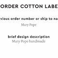 PPLR_HIDDEN_PRODUCT Reorder Previous Label Design - COTTON