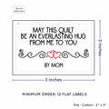 PPLR_HIDDEN_PRODUCT Double Heart Quote (2"x3" Cotton - 12 labels/set)