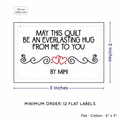 PPLR_HIDDEN_PRODUCT Double Heart Quote (2"x3" Cotton - 12 labels/set)