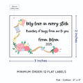 PPLR_HIDDEN_PRODUCT Thread and Flowers (2"x3" Cotton - 12 labels/set)