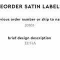 PPLR_HIDDEN_PRODUCT Reorder Previous Label Design - SATIN