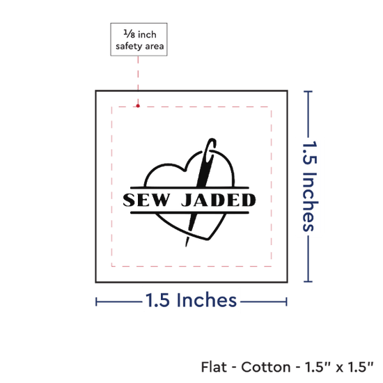 PPLR_HIDDEN_PRODUCT Print your Logo or Image on FLAT Cotton Tags
