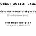 PPLR_HIDDEN_PRODUCT Reorder Previous Label Design - COTTON