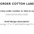 PPLR_HIDDEN_PRODUCT Reorder Previous Label Design - COTTON
