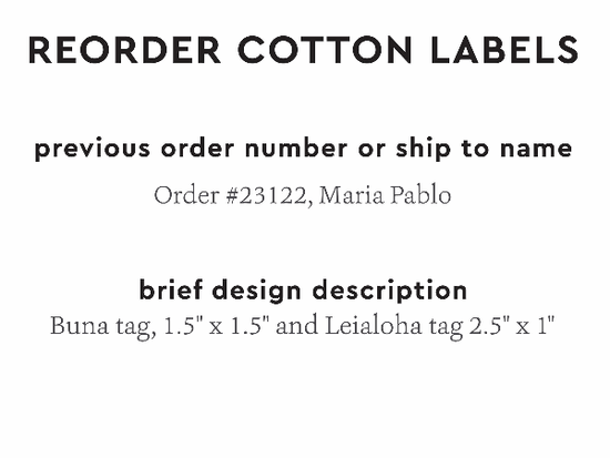 PPLR_HIDDEN_PRODUCT Reorder Previous Label Design - COTTON