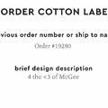 PPLR_HIDDEN_PRODUCT Reorder Previous Label Design - COTTON