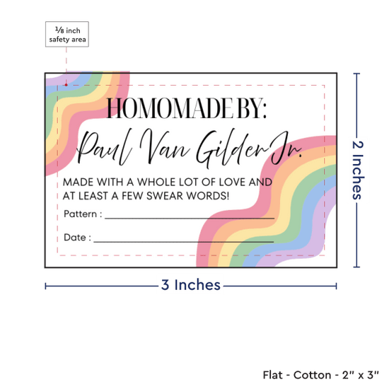 PPLR_HIDDEN_PRODUCT Print your Logo or Image on FLAT Cotton Tags