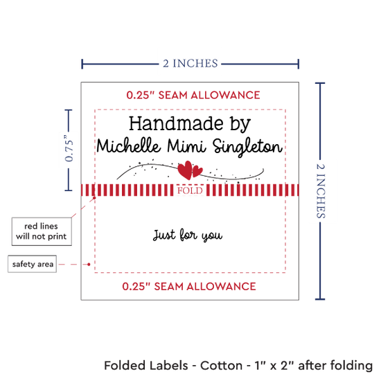 PPLR_HIDDEN_PRODUCT Double Hearts (2"x1"-Cotton)