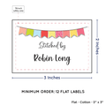 PPLR_HIDDEN_PRODUCT Colorful Banner (2"x3" Cotton - 12 labels/set)