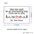 PPLR_HIDDEN_PRODUCT Double Heart Quote (2"x3" Cotton - 12 labels/set)