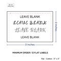 PPLR_HIDDEN_PRODUCT Large Text Only Label (2"x3"-Cotton)