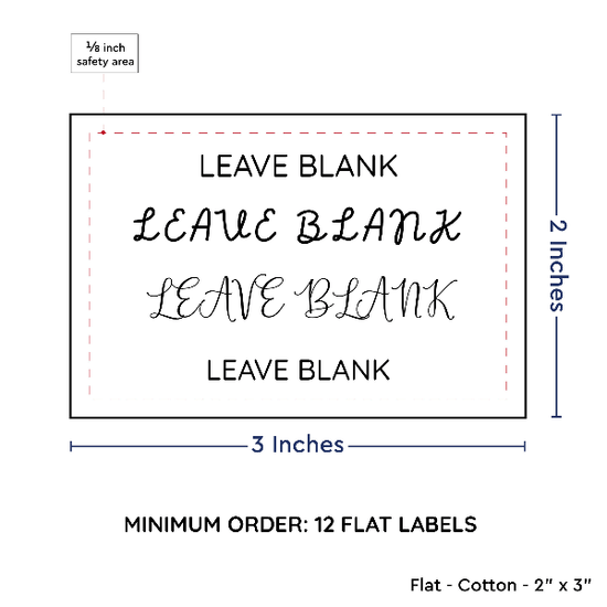 PPLR_HIDDEN_PRODUCT Large Text Only Label (2"x3"-Cotton)