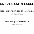 PPLR_HIDDEN_PRODUCT Reorder Previous Label Design - SATIN