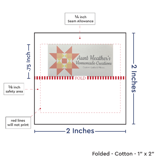 PPLR_HIDDEN_PRODUCT Print Your Logo or Image on FOLDED Cotton Tags