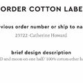 PPLR_HIDDEN_PRODUCT Reorder Previous Label Design - COTTON