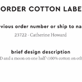 PPLR_HIDDEN_PRODUCT Reorder Previous Label Design - COTTON