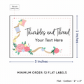 PPLR_HIDDEN_PRODUCT Thread and Flowers (2"x3" Cotton - 12 labels/set)