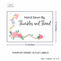 PPLR_HIDDEN_PRODUCT Thread and Flowers (2"x3" Cotton - 12 labels/set)