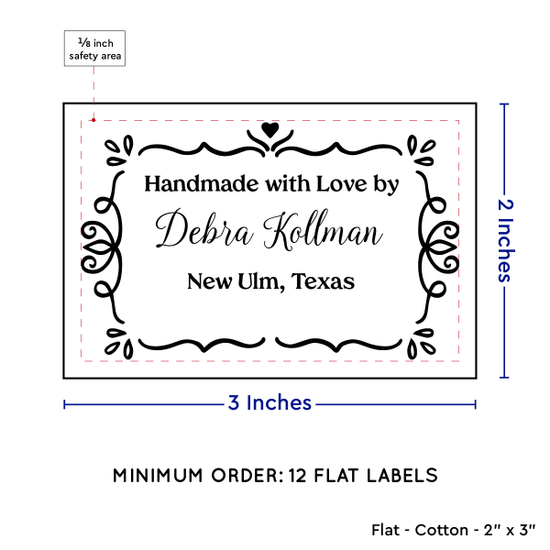 PPLR_HIDDEN_PRODUCT Swirl Accent Border (2"x3" Cotton - 12 labels/set)