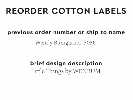 PPLR_HIDDEN_PRODUCT Reorder Previous Label Design - COTTON