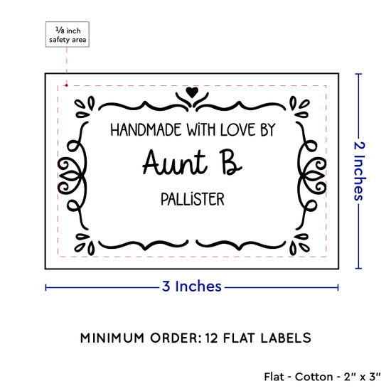 PPLR_HIDDEN_PRODUCT Swirl Accent Border (2"x3" Cotton - 12 labels/set)
