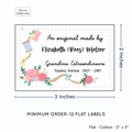 PPLR_HIDDEN_PRODUCT Thread and Flowers (2"x3" Cotton - 12 labels/set)