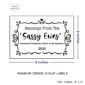 PPLR_HIDDEN_PRODUCT Swirl Accent Border (2"x3" Cotton - 12 labels/set)