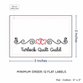 PPLR_HIDDEN_PRODUCT Double Heart Quote (2"x3" Cotton - 12 labels/set)