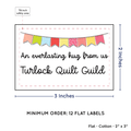 PPLR_HIDDEN_PRODUCT Colorful Banner (2"x3" Cotton - 12 labels/set)