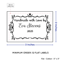 PPLR_HIDDEN_PRODUCT Swirl Accent Border (2"x3" Cotton - 12 labels/set)