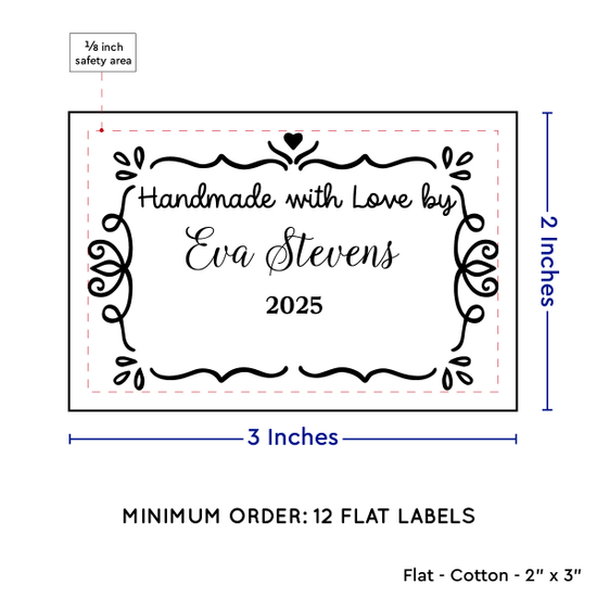 PPLR_HIDDEN_PRODUCT Swirl Accent Border (2"x3" Cotton - 12 labels/set)