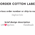 PPLR_HIDDEN_PRODUCT Reorder Previous Label Design - COTTON