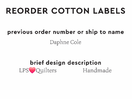 PPLR_HIDDEN_PRODUCT Reorder Previous Label Design - COTTON