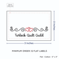 PPLR_HIDDEN_PRODUCT Double Heart Quote (2"x3" Cotton - 12 labels/set)