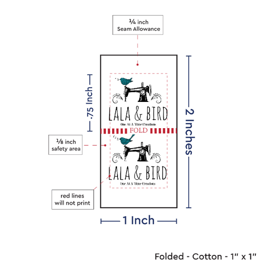 PPLR_HIDDEN_PRODUCT Print Your Logo or Image on FOLDED Cotton Tags