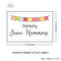 PPLR_HIDDEN_PRODUCT Colorful Banner (2"x3" Cotton - 12 labels/set)