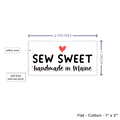 PPLR_HIDDEN_PRODUCT Simple Heart (2"x1"-Cotton)