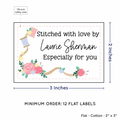 PPLR_HIDDEN_PRODUCT Thread and Flowers (2"x3" Cotton - 12 labels/set)
