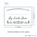 PPLR_HIDDEN_PRODUCT Double heart border with Fill in Blanks (2"x3" Cotton - 12 labels/set)