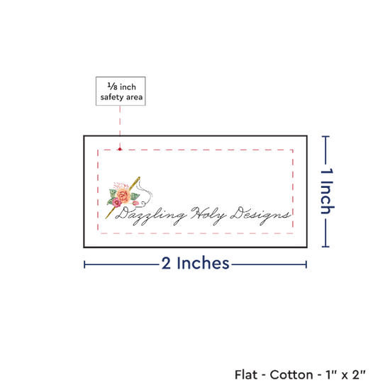 PPLR_HIDDEN_PRODUCT Print your Logo or Image on FLAT Cotton Tags