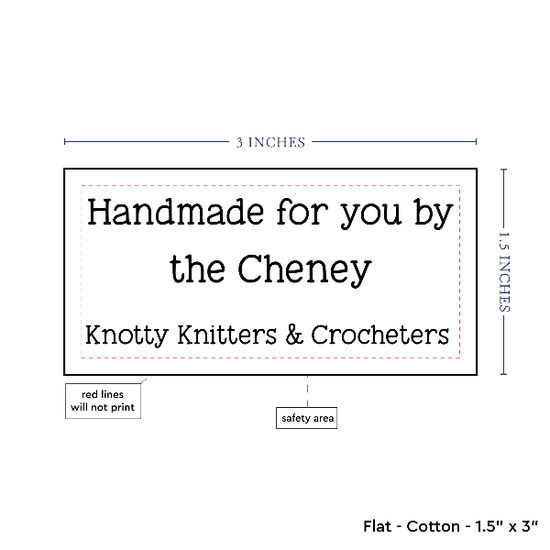 PPLR_HIDDEN_PRODUCT Text Only Medium Large Label (1.5"x3"-Cotton)